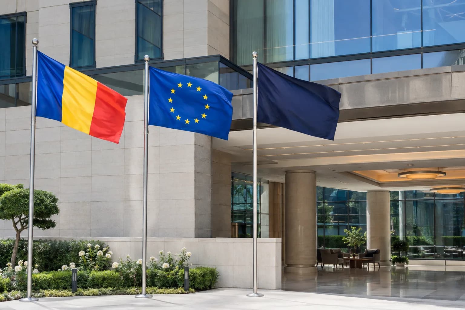 Imagine reprezentativă pentru articolul „Ghidul steagurilor pentru companii, hoteluri și clădiri de birouri”