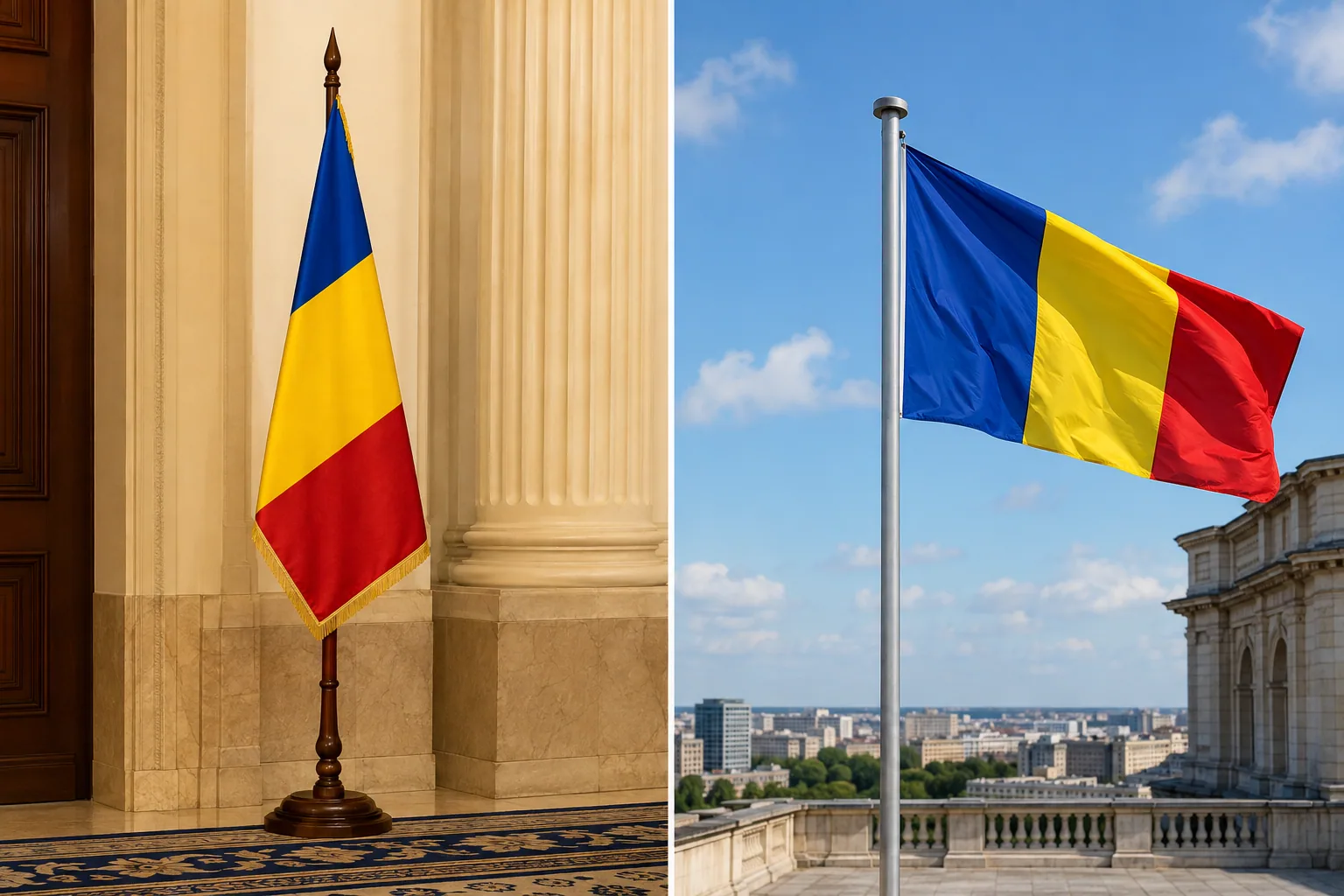 Imagine reprezentativă pentru articolul „Steag de Interior vs. Steag de Exterior: Care este diferența și ce să alegi?”