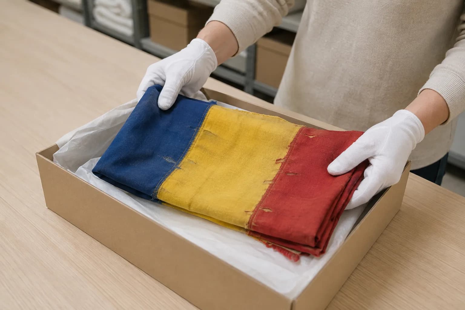 Imagine reprezentativă pentru articolul „Ce faci cu un Drapel vechi sau rupt? Retragere și casare responsabilă”