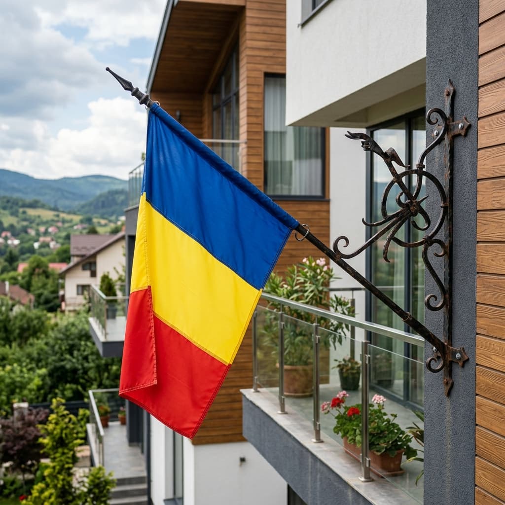 Cum să prinzi steagul de fațadă sau balcon: Ghid pentru 1 Decembrie